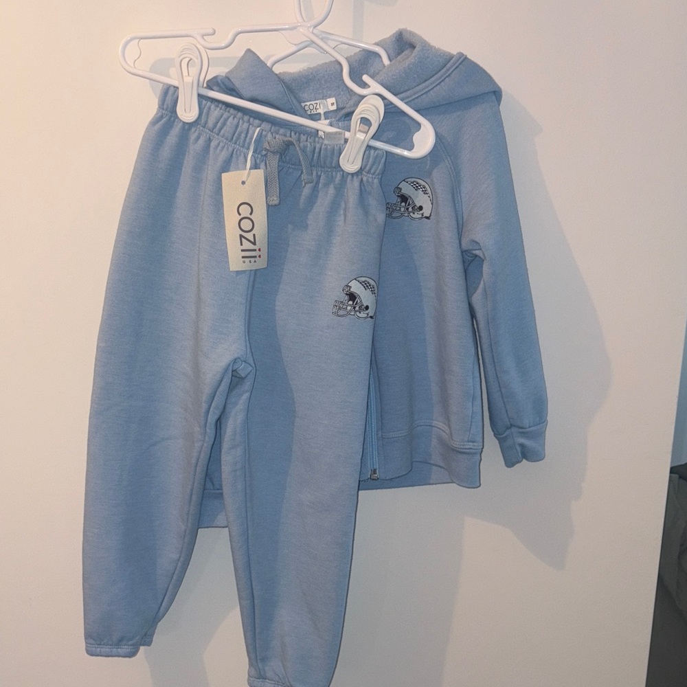 COZII Blue Sweatpants Set